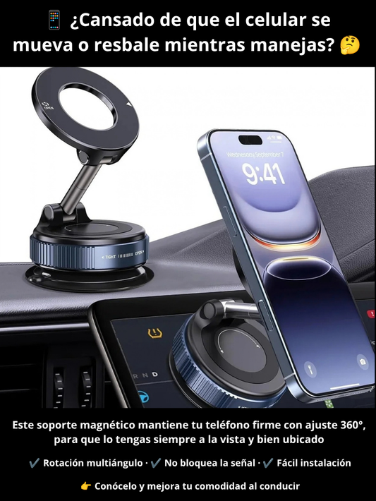 Soporte magnético giratorio celular