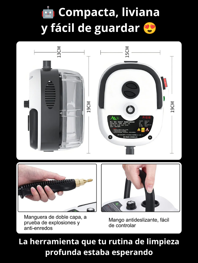 Máquina de limpieza vapor