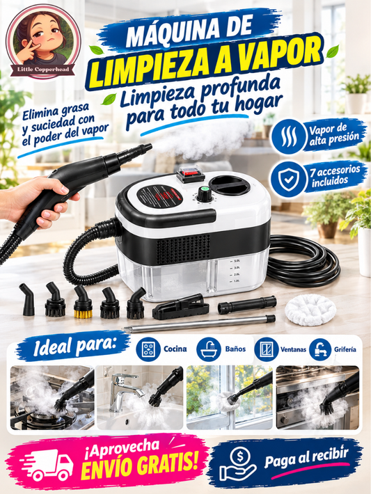Máquina de limpieza vapor